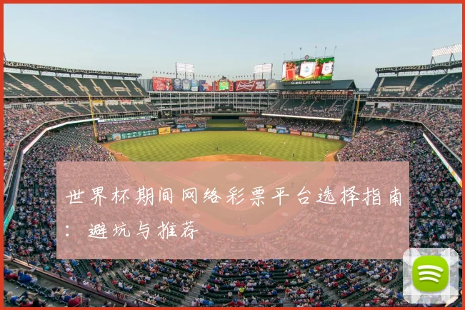 世界杯期间网络彩票平台选择指南：避坑与推荐